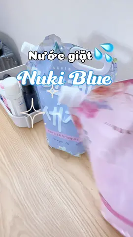 Nước giặt an toàn cho da mà siu hạt dẻ lun nè 💓 #unboxing #nuocgiat #nukiblue #review #viral #xuhuong #fypシ #ngocsau