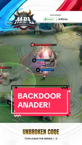 BACKDOOR ANADER!  Isang pangmalakasang backdoor play ang pinakita nanaman ni BennyQT at TLPH para masungkit ang first win of the match! Sino nga ba ang mananaig for this week’s last match?  Abangan at panuorin ang Game 2 LIVE: https://www.facebook.com/share/v/P59J8kRz4w7bBsd6/ #MPLS14 #LakasNgPinas #MPLPhilippines #MobileLegendsBangBang #MLBB