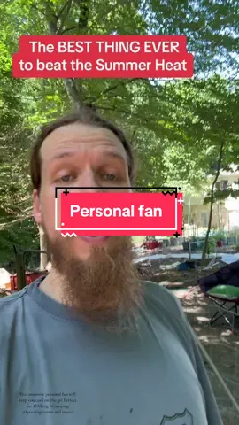 This awesome personal fan will keep you cool on the go! Perfect for #Hiking #Camping #SportingEvents and more! 