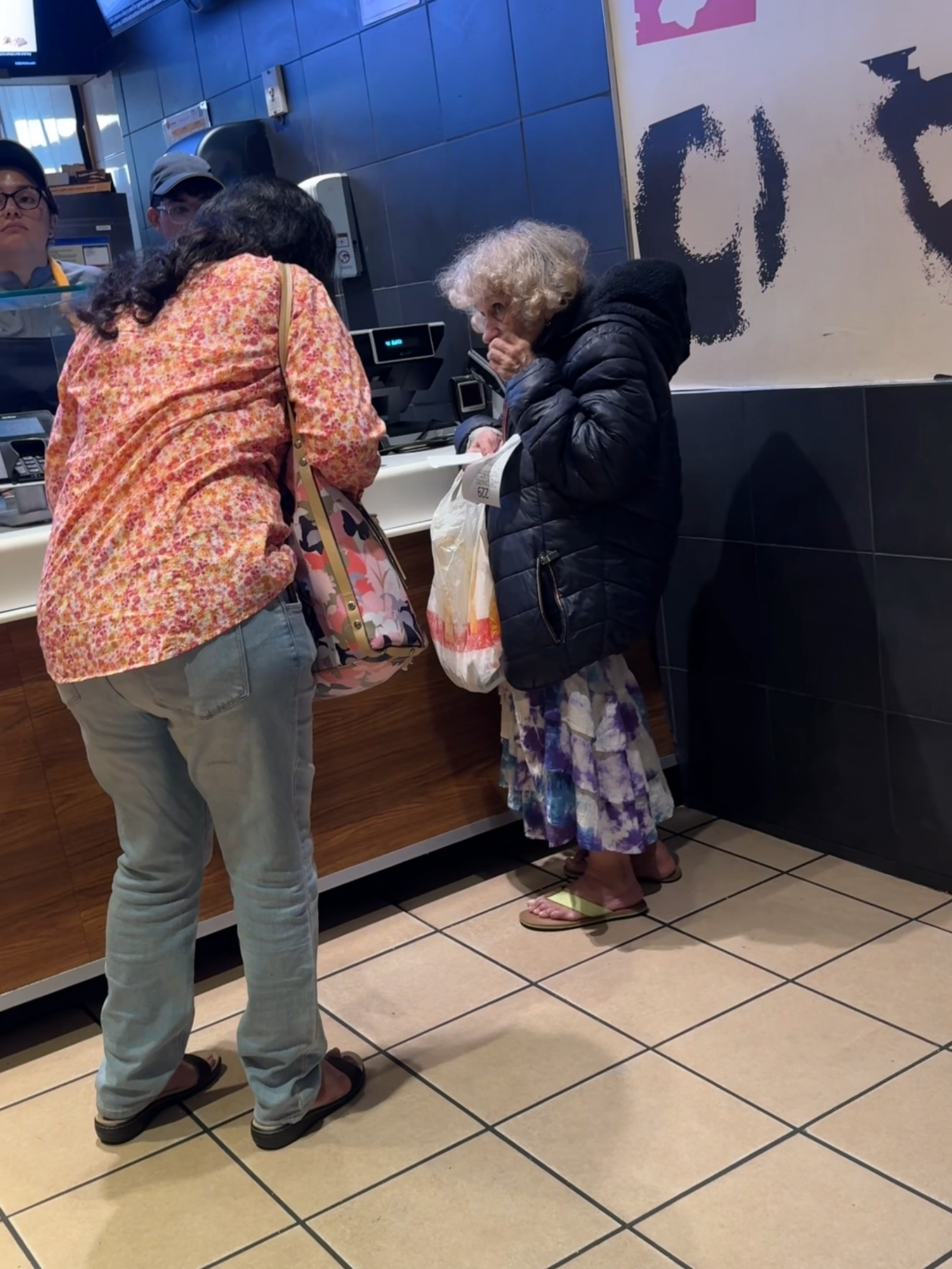 Good Samaritan Buys Old lady Begging on the Street Food and this Happened