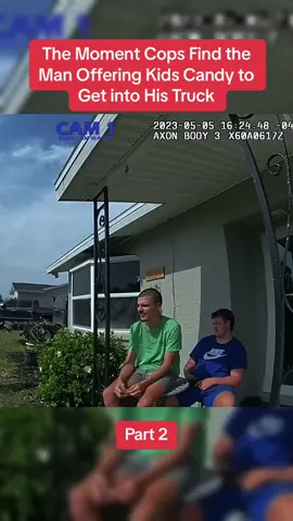 The Moment Cops Find the Man Offering Kids Candy to Get into His Truck #copsoftiktok #policeofficer #fypage #prisontiktok #foryou #crimestories 