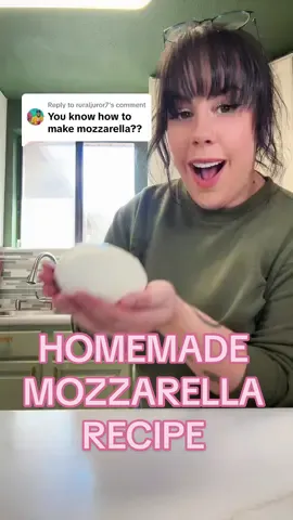 Today, we’re making homemade mozzarella cheese! So easy and onky takes 2 ingredients! Let me know what I should try to make next! #mazerlaser #fy #fyp #dominosgirl #viral #EasyRecipe 