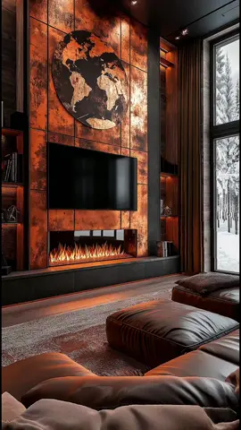 Charming luxury living room design. Do you wanna live in such a house? design by @artin.one . . . #luxury #moderndesign #interiordesign #interior #design #darkluxury #homedecor #livingroom #Home #house #homedecor #luxurydesign #TV #sofa