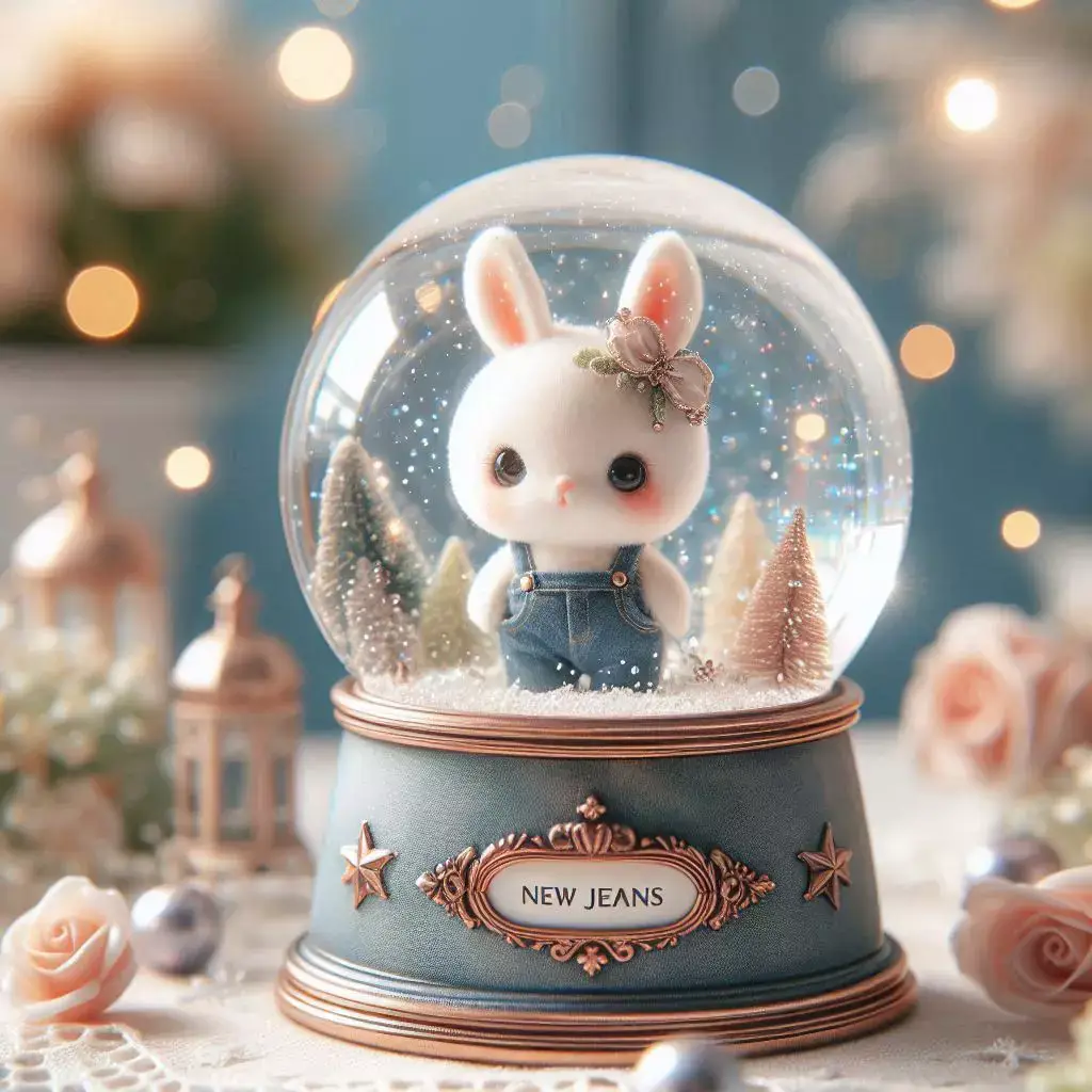 #snowglobe #newjeans #bunnies #minji #hanni #danielle #hyein #haerin @newjeans_official 