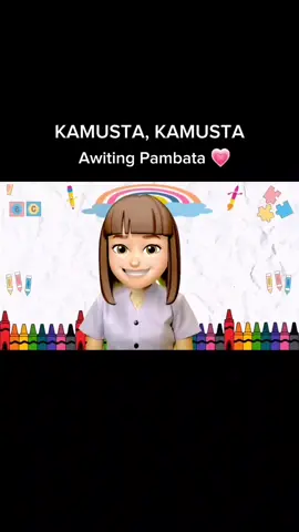 Kamusta kamusta kamusta Kamusta kayong lahat Ako'y tuwang-tuwa Masaya't nagagalak Tralalalalalala Kamusta kamusta kamusta Kamusta kayong lahat Ako'y tuwang-tuwa Masaya't nagagalak Tralalalalala #fyp #foru #foryou #foryoupage #foryourpage #awitingpambata #kantangpambata #sampungmgadaliri #blippi  #nurseryrhyme #teacherrachel #cocomelon #kamusta 