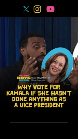Why vote for Kamala if she hasn’t done anything as a Vice President #kamalaharris #vicepresident #president #fyp #hazardboys