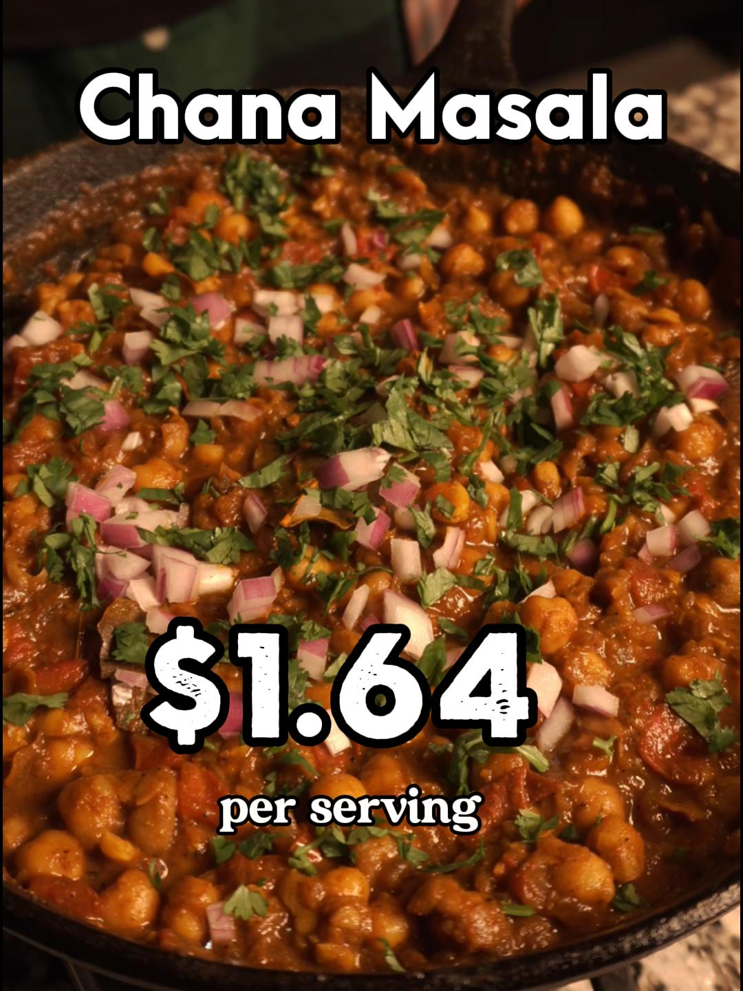 How to easily make Chana Masala | Full recipe details are on my website www.chefronsrecipes.com (Click link in bio) #homecooking #Recipe #recipes #chanamasala #chickpeas #indian