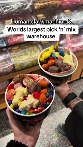 @Tom’s Confectionery  This place was so much fun!  Try their human claw machine OR the worlds largest pick n mix OR grab some sweets and treats from their huge collection  — #melbournefun #funactivities #sweets #sweetshop #picknmix #humanclawmachine 