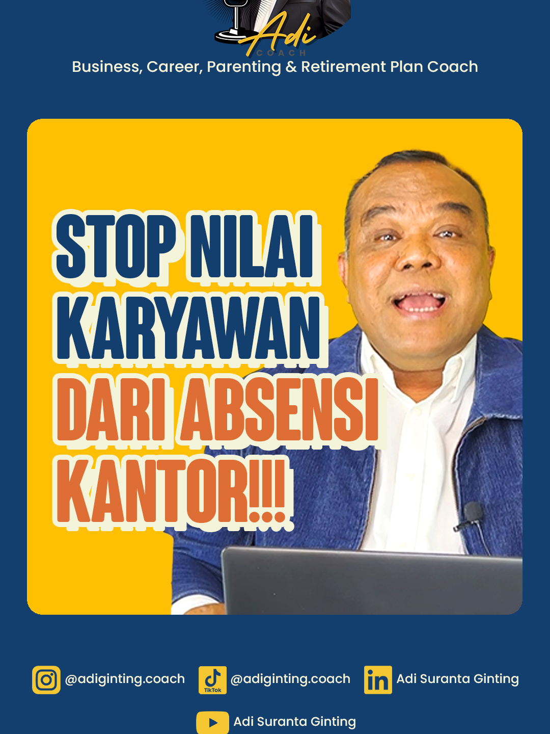 Stop menilai karyawan hanya dari absensi! Apakah karyawan digaji hanya untuk hadir? Tentu tidak! Mengukur kinerja hanya dari absensi bukanlah indikator yang valid. Hadir di kantor bukan jaminan produktivitas.  Yuk, terapkan metode yang lebih efektif seperti Objective Key Results (OKR) dan Key Performance Indicator (KPI). OKR fokus pada hasil, sedangkan KPI fokus pada proses yang berlangsung terus-menerus. Dengan cara ini, Anda bisa melihat performa karyawan yang sesungguhnya!  #kinerjakaryawan #okr #kpi #produktivitas #manajemenkinerja