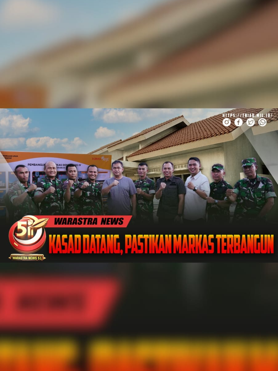 ⁣⁣WN51 | Kasad Datang, Pastikan Markas Terbangun⁣⁣⁣ ⁣⁣⁣ Selamat datang di Warastra News 51!⁣⁣⁣ ⁣⁣⁣ Dalam setiap edisi, kami menghadirkan berita terkini dari Markas Besar Angkatan Darat dalam format singkat dan padat.  