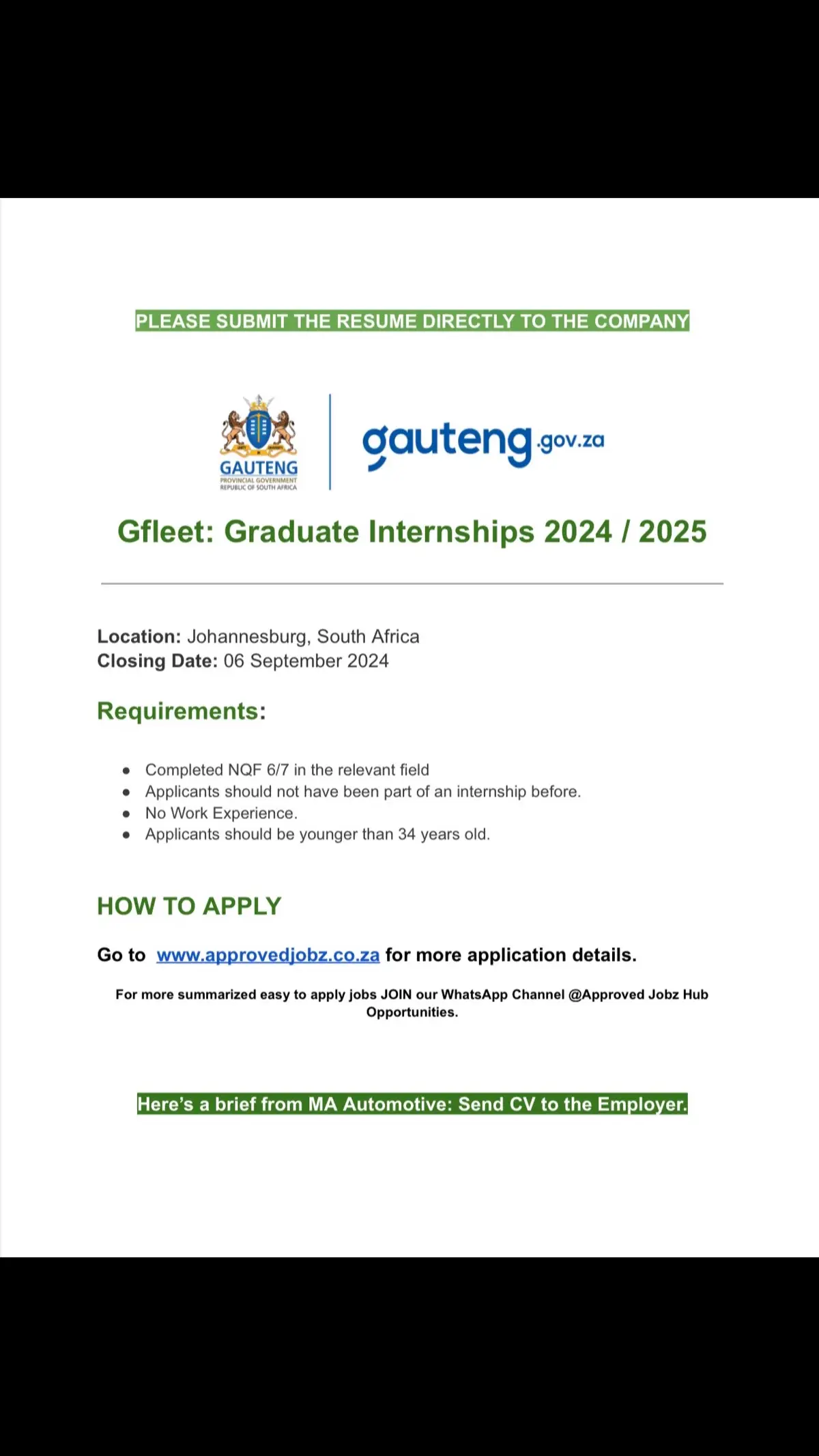 Internship Opportunities  All The Best…