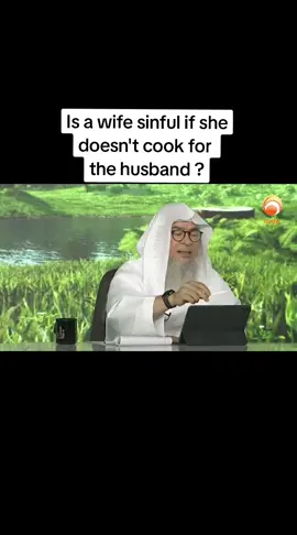Is a #wife sinful if she doesn't #cook for the #husband ? #foryou #explore 