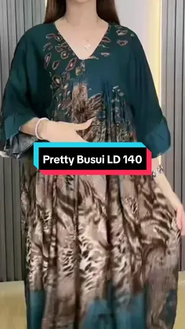 pretty busui ld 140 tgn 7per8 panjang rayon casual wanita cuttingan sudah menyesuaikan bentuk badan cocok untu bb kecil hingga jumbo #dress #daster #murahbanget #fypシ 