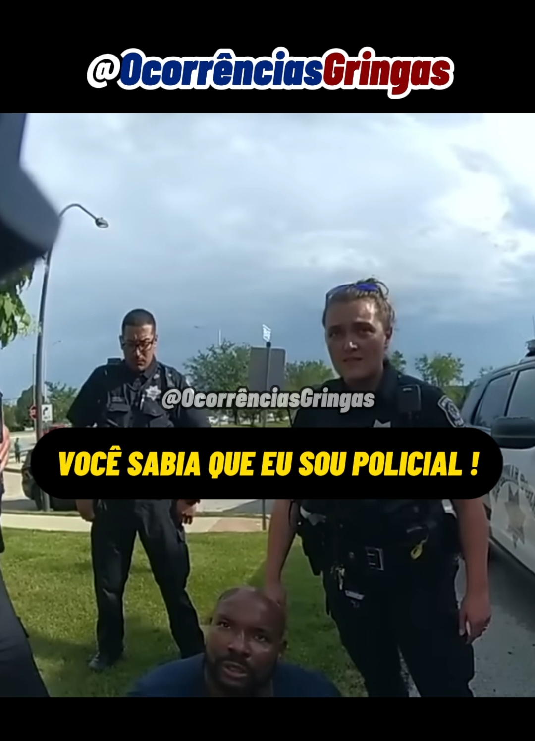 mulher policial com medo fez besteira e prendeu outro policial... 😳❗🚔 #ocorrenciasgringas #legendado #policial #prende #policial #naperville #prisão #chão 
