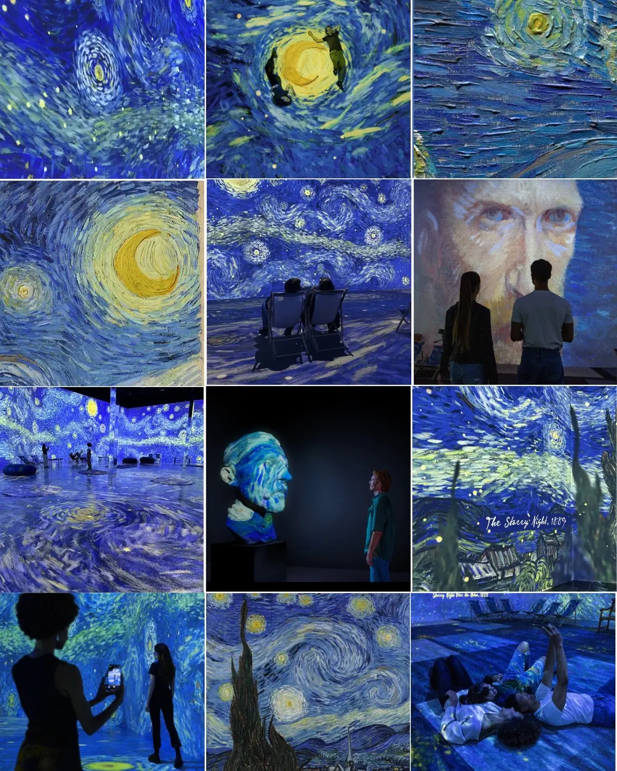 ✨[ LINK IN BIO ] ✨ Step into a world where Van Gogh’s Starry Night comes to life before your eyes! 🌌✨ #vangogh #art #starrynight #immersiveexperience #artlovers