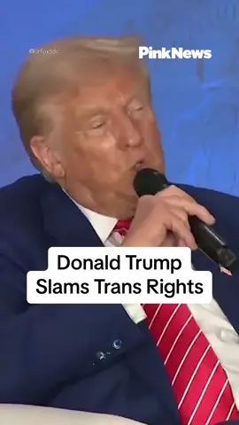 Donald Trump spoke out against transgender people once again while speaking at an event hosted by anti-LGBTQ+ group Moms for Liberty. The Republican nominee appeared at the annual gathering of Moms for Liberty, a national Conservative non-profit which opposes mentions of LGBTQ+ rights, race and ethnicity, and discrimination in schools, on Friday (August 30). During the event, Trump lamented the growing acceptance of trans people in the United States as well as arguing that transgender women should not be allowed to play in women’s sports and said that gender-affirming health care should be restricted. He also implied that schools are too quick to allow children to transition, which is patently false. He said: “The transgender thing is incredible. Think about it, your kid goes to school and comes home a few days later with an operation. The school decides what’s going to happen with your child and many of these children, 15 years later, say ‘What the hell happened? Who did this to me?'” Evidence suggests that less than 1% of transgender people who undergo gender-affirming surgery end up regretting it, while it is rare for anyone under the age of 18 to get gender-affirming surgery (though they may received puberty blockers and hormones). Trump went on to discuss transgender women in sports, highlighting the controversy surrounding Imane Khelif and Lin Yu-Ting during the Olympics, when they were hit with a transphobic firestorm online despite both being cisgender women. “Everyone’s afraid to talk about it. I don’t know how they get away with it. When you see these boxers came out, it was so ridiculous. It’s so demeaning to women. Women are working so hard to make a record but these records are now being set by people that transitioned will not be broken by a woman,” he continued. Trump has previously said that he would revoke President Biden’s policies on gender-affirming care and would end all programmes that “promote the concept of sex and gender transition at any age”. He once again railed against illegal immigration, to great applause from the Moms for Liberty attendees, claiming that “your schools and your children are suffering greatly” as a result of immigrants. “Our country is being poisoned,” Trump said, adding that school boards across the country have become “like dictatorships” that are hostile to parental rights. He then praised the “incredible” work that Moms for Liberty has done in supporting book bans and opposing mentions of LGBTQ+ identities and racism in schools. It says it plans to spend $3 million in battleground states ahead of the election. The group also backs Project 2025, a Conservative agenda for the next Republican presidency that would expand presidential powers and imposed a conservative vision for the country. Trump has distanced himself from Project 2025 but maintains strong ties to Moms for Liberty, which was labeled as an “extremist” and “anti-government” group by the Southern Poverty Law Center in 2023. #donaldtrump #momsforliberty #transrights #uselection #lgbtq 