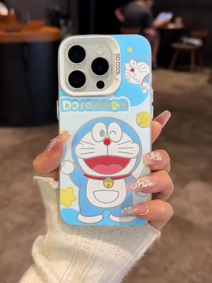 ốp lưng Doraemen iPhone 15 14 13 12 11 Pro Plus Max X XR Xs Max Bảo Vệ Camera chống sốc TPU Case