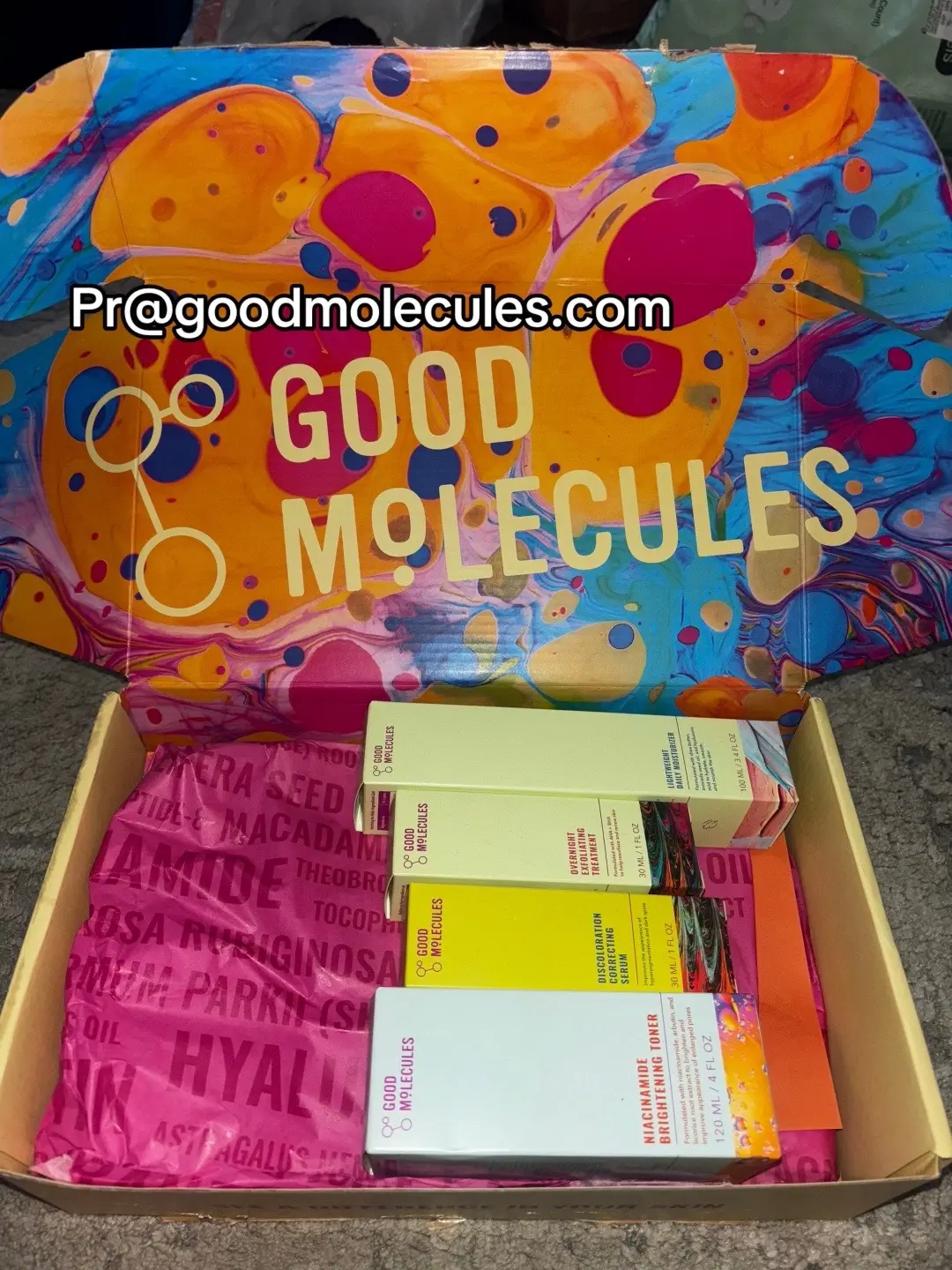 Here is all the PR Ive received so far also from brands who have reached out to me through different forms! Can’t wait to try all these goodies. #influencer #pr #brandcollabs #goodmolecules #goodmolecules #firstaidbeauty #bubbleskincare #maelyscosmetics #benefitcosmetics #fyp @Good Molecules @First Aid Beauty @Olive & June @Vitauthority @MAELYS Cosmetics @Bubble Skincare @JavaSok @dewycel_global @Benefit Cosmetics @Laundry Sauce @_ShiftCam_ 