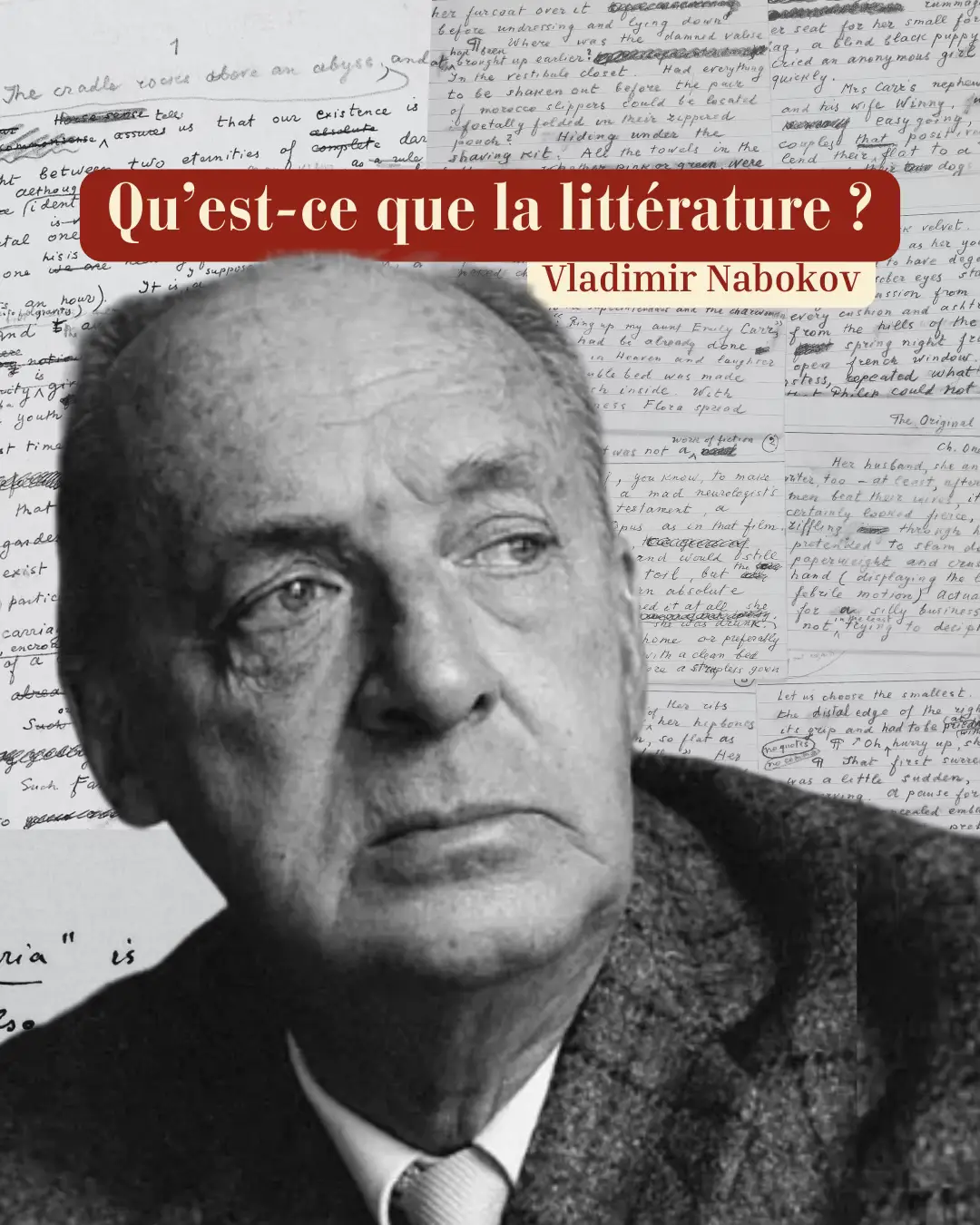 Qu’est-ce que la littérature ? 📕 selon Vladimir Nabokov ☕️  #vladimirnabokov #nabokov #ecrivain #litterature #livres #nabokovlolita 