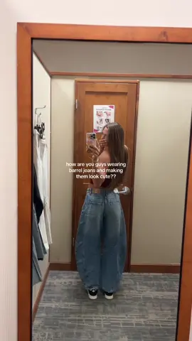 I cant- #barreljeans 
