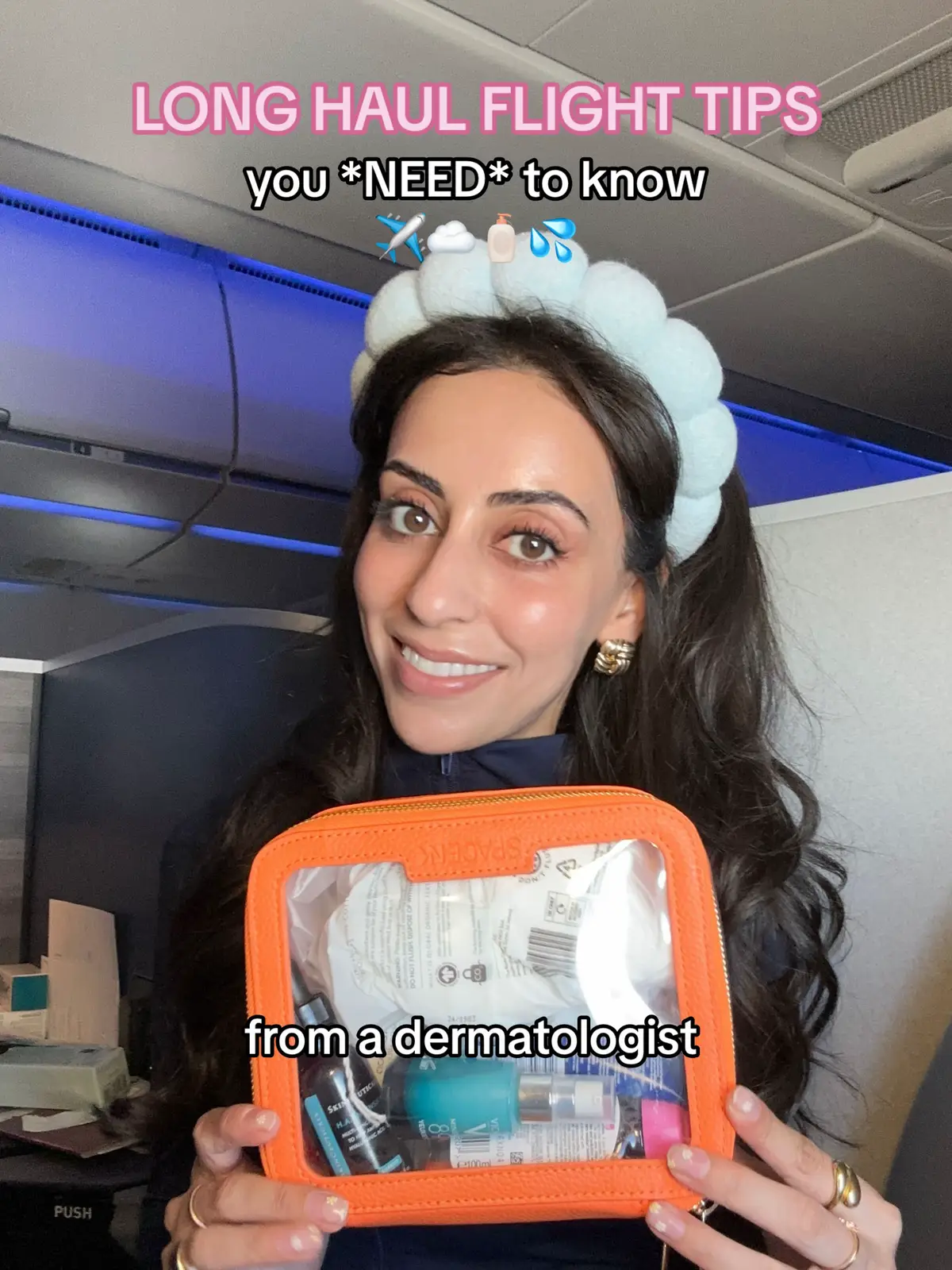 Thank me later ✨✈️💦 #dermatologist #dradel #skintok #skincare #flightskincare #longhaulflight #travel #traveltiktok #skincareroutine #skincareproducts #spf #hypochlorousacid #foryou #fyp  @Prequelskin @Garnier @La Roche-Posay @Indeed Labs @CeraVe @Eucerin US 