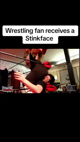 Wrestling fan gets a stinkface #stinkface #mixedwrestling #boyvsgirl #wrestlingedits #wrestlingtiktok #fyp 
