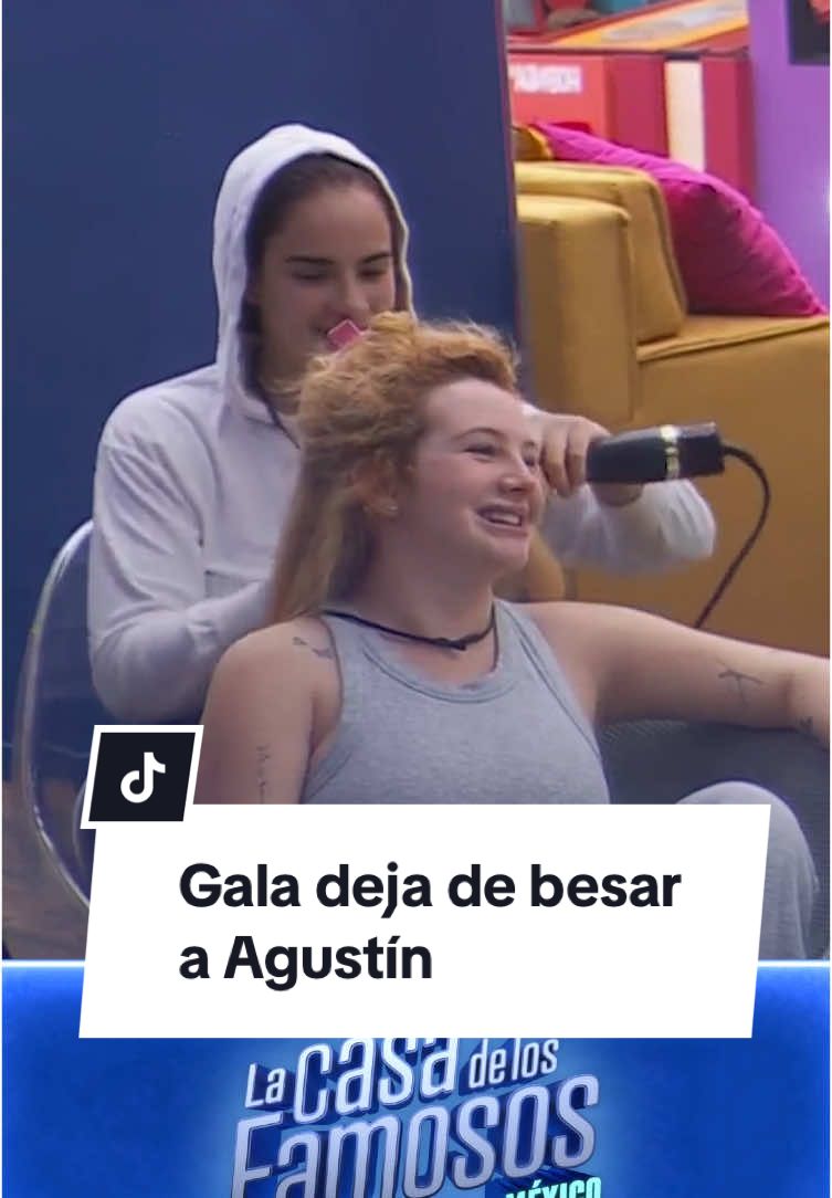 #Gala deja de besar a #Agustín, gana menos que tú 😅 #LaCasaDeLosFamososMx Lunes a viernes, 10:00 p.m. por #El5, domingos, 8:30 p.m. por #LasEstrellas y 24/7 por #VIX 📺📱 Ku