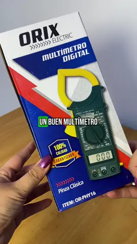 ¡Lo que necesitas para generar más ingresos!✅ Multimetro de pinza con sus cables y conectores de buena calidad además de incluir un bolsito para poder llevarlo a todas partes💼🔌 ¡Ven por el tuyo!🏃🏻‍♂️ 📍Maracaibo C2, Urb. San Miguel. . . . . . . #multimetro #medir #electronica #electricidad #instrumentodemedicion #medicioneselectricas #medicion #corriente #corrienteelectrica #tecnologia #ferreteria #ferreterias 