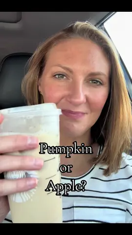 Fall is by far my favorite season. But I feel like pumpkin gets all the glory. So tell me, which is your favorite, pumpkin or apple.  I am pretty sure I could live on a @Starbucks iced chai latte with apple brown sugar. 