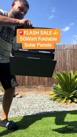 My favorite pick up from Tiktok shop for camping #creatorinsights #solarcharger #solarpanels #bougerv #camping #foryou 