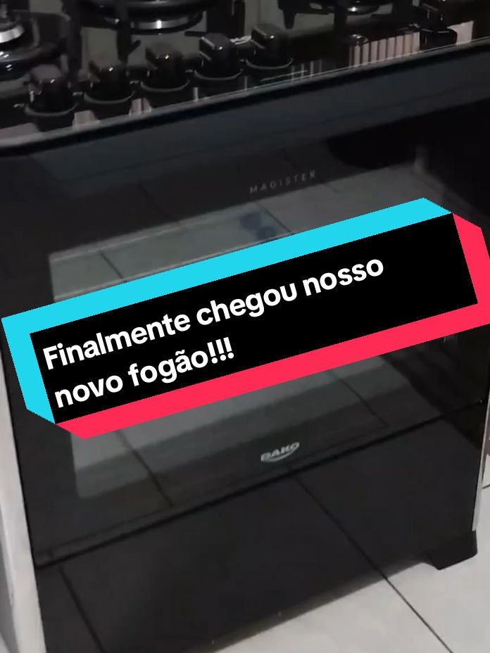 Finalmente chegou nosso novo fogão 🔥🔥 @Dako  #fogaodako #fogaonovo #dakomagister #fy #vaiprofy #foryou 