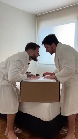 Unboxing que adulto goxtaaa!!! #unboxing #cama #casal #enxoval 