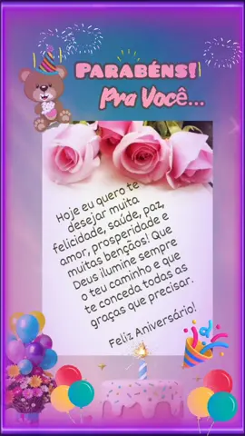 Parabéns 🎊 #aniversario #viral #parabens #frase 