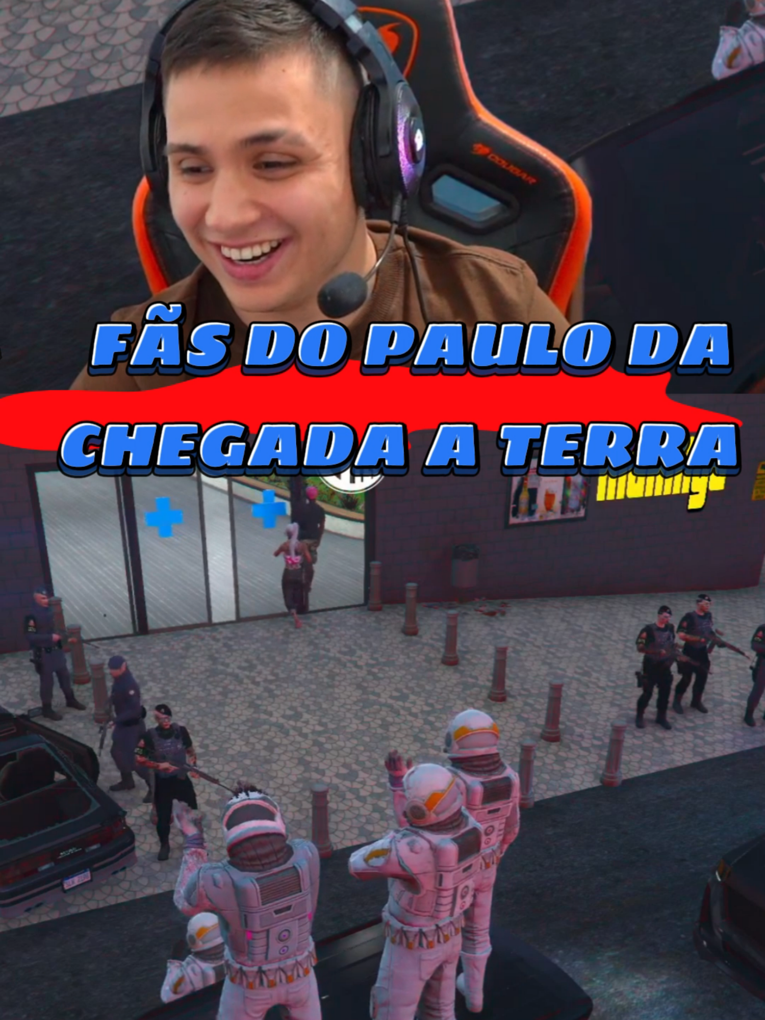 PAULO E SEUS FÃS A CHEGADA A TERRA hahahaa #paulinholoko #paulinholokobr #modder #capitalrp #gtarp #gta5 #luquet4 #gtarpmoments #bagual #gtav #fyp