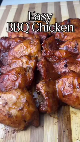 EASY BBQ CHICKEN . . . #BBQChicken #EasyBBQRecipe #GrillMaster #ChickenLover #Barbecue #Yummy #Foodie #InstaFood #Tasty #BBQTime #GrilledChicken #ComfortFood #Delicious #BBQRecipes #HomemadeBBQ 