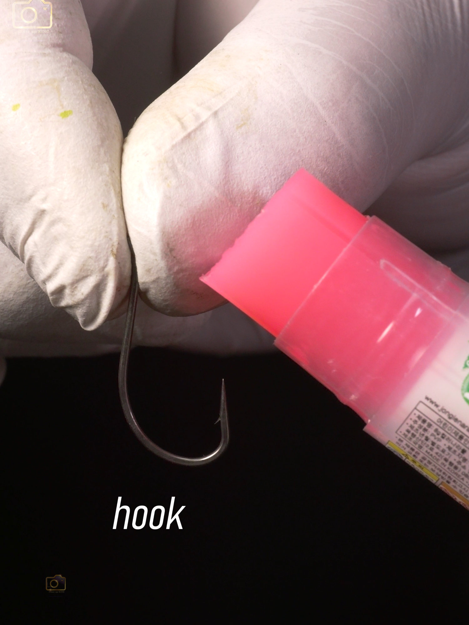 ASMR Hook vs glue stick #foryoupage