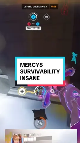 Look at my health bar!!! 😫#pinkmercyskins #demure #overwatch2 #ow #goviral #trending 