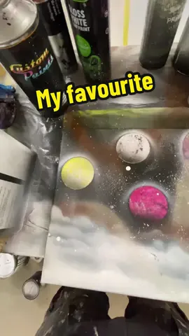 Custom paint - space galaxy planets #custompaint #art #spraypaint #painting #fyp  