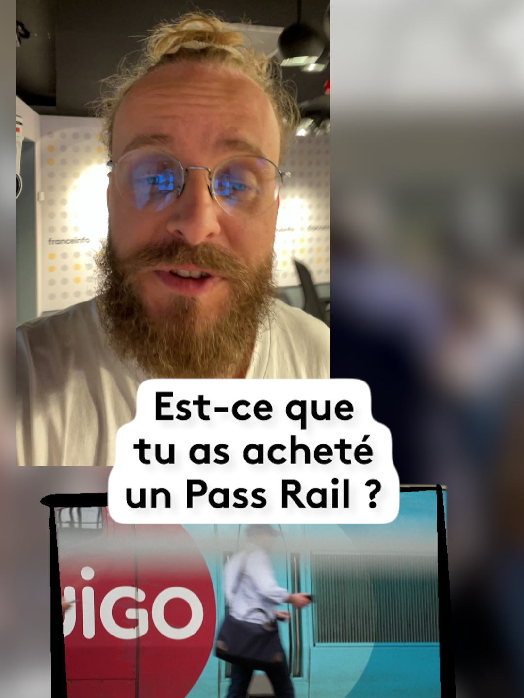 Salut c'est Léo ! Bilan mitigé pour le Pass Rail ! #passrail #passrailsncf #train #sncf #voyage #franceinfo #sinformersurtiktok