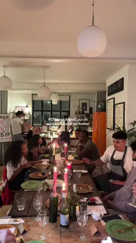long dinner with friends over anything @Jacob White 