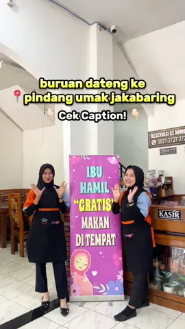 IBU HAMIL MAKAN GRATIS ! ✨ #Placetogopalembang #TempatMakanPalembang 