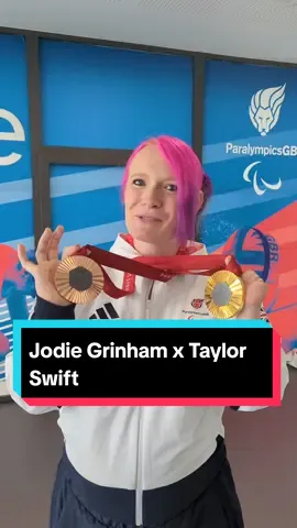The #erastour came to London as @jodie x headed to Paris for the Paralympics so she had to give up her Wembley tickets! Luckily she brought home two medals for @Taylor Swift! @Taylor Nation  #erastourtaylorswift #paralympicsgb #paralympics #sports 