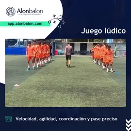 Ejercicio de fútbol | Juego lúdico 🚀 Velocidad, agilidad, coordinación y precisión en el pase. #alonbalon #entrenamientofutbol #tareafutbol #tareadefutbol #ejerciciodefutbol #futbol #entrenadordefutbol #training #pf #preparadorfisico #balon #task #equipo #juegoludico #velocidad #pases 
