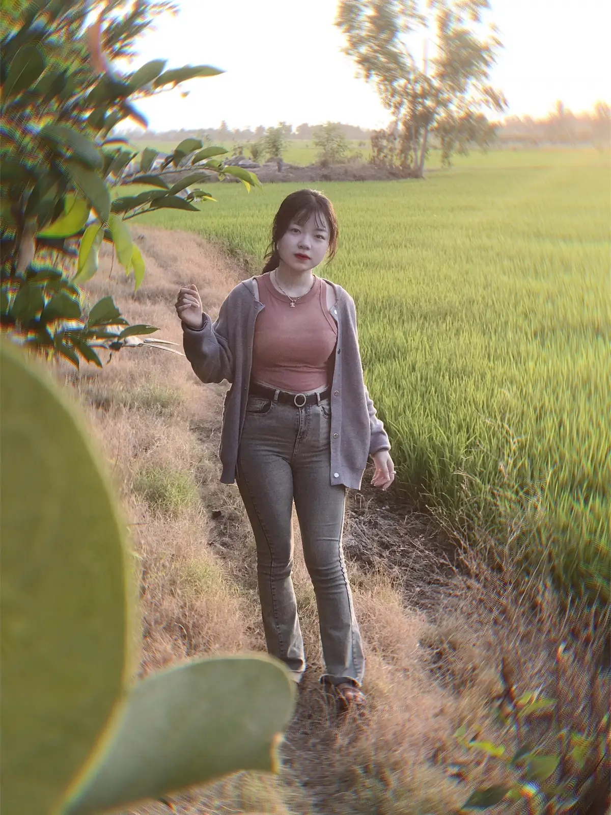Lỡ mai này se tơ tóc cô 3 là dâu hiền nhà anh🥰#xuhuongtiktok #xh #mynhan3010 #83soctrang #quehuong #dongque 
