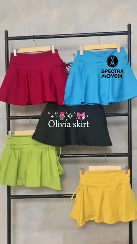 Olivia skirt akhirnya kita restock, semua variasinya masih lengkap dan bisa di cek out #natsbajusenam #belilokal #fashiontok #bajucewecantik #promoguncang99 #bajuolahragawanita 