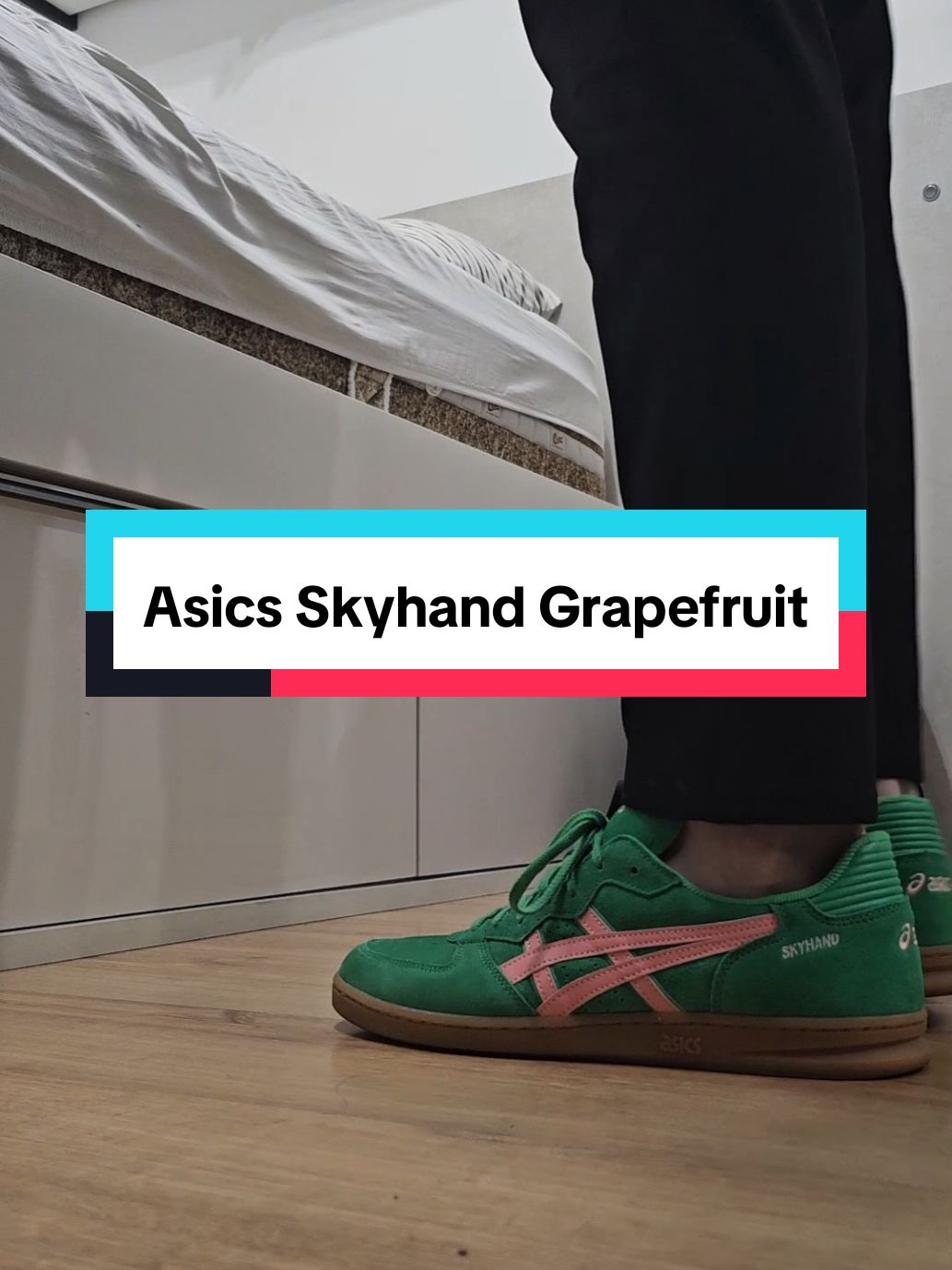 Asics Skyhand OG Grapefuit on feet! #sneakers #asics #fit 