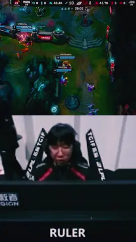 SAD RULER 😭 #lpl #leagueoflegends #worlds