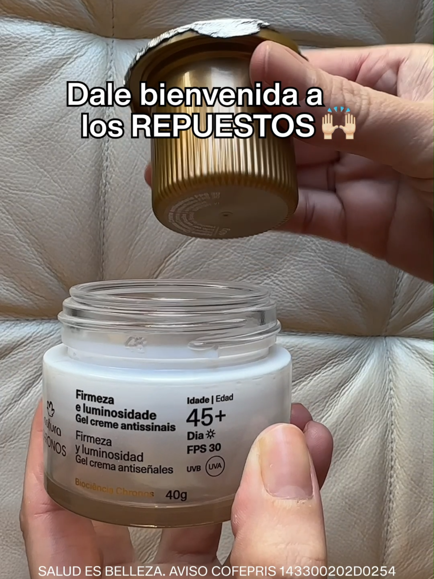 Nos encanta la crema Antiseñales de #NaturaChronosDerma Existe una versión para el día y otra la noche ✨ ¡Y también cuenta con Repuestos! ♻️ #Natura #Chronos