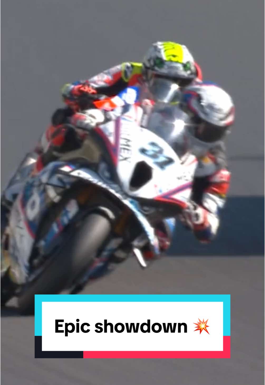 Garrett Gerloff 🆚 Axel Bassani in an epic showdown during last year's Race 2! 🔥   #FrenchWorldSBK 🇫🇷 #WorldSBK #motorcycle #motorsport #racing #sportsontiktok