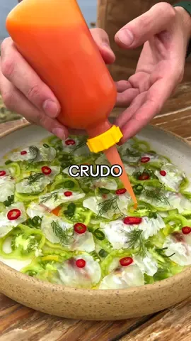 Crudo in Greece 🐟🔥 #food #comfortfood #cooking #fyp 